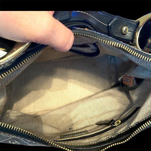 Dooney and Bourke Canvas Shoulder Bag - Picture 11 of 13